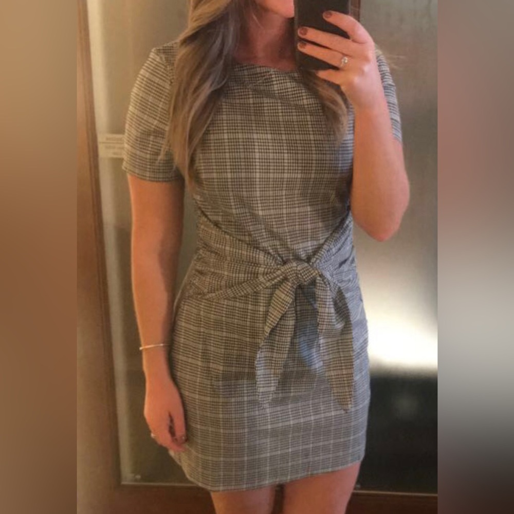 Lulus Black & White Mini Dress